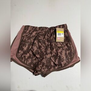 Nike Pink and Brown Athletic Shorts